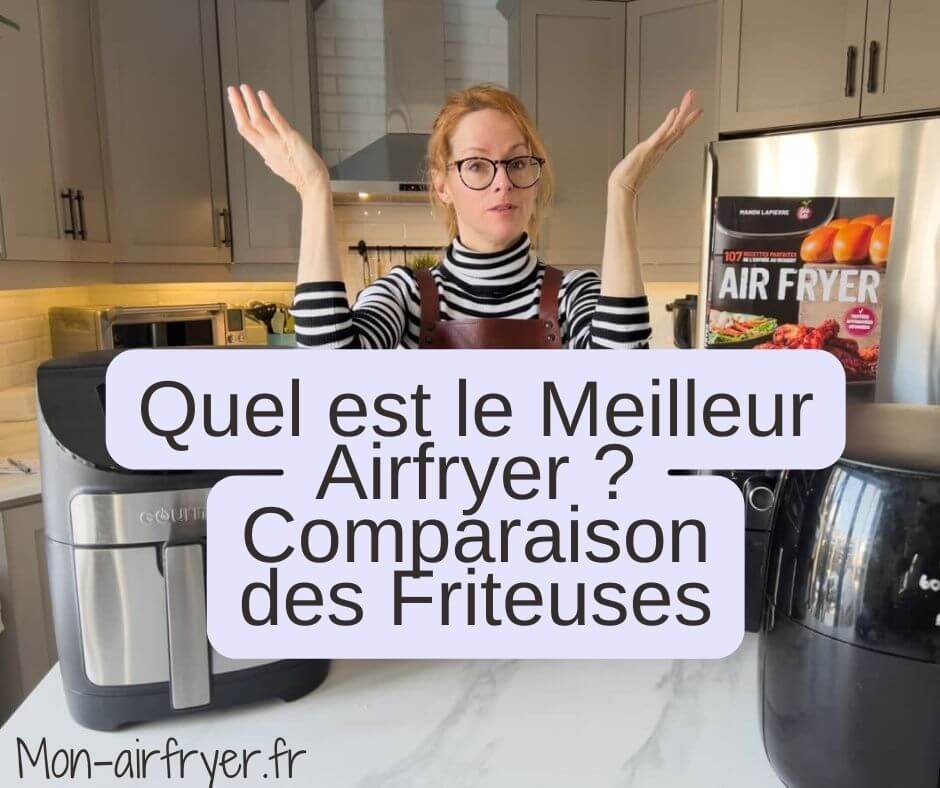 Mon airfryer La saveur délicieuse, la cuisson saine à chaque bouchée pour toute la famille!